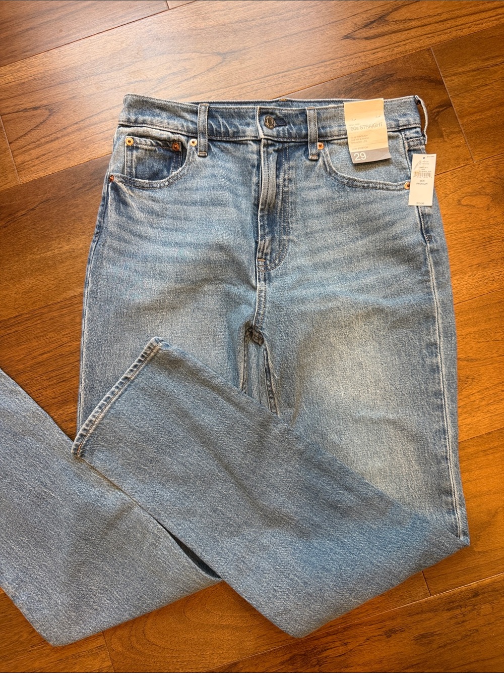 NWT GAP 90s straight high rise jean